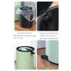 Smart Round Stainless Steel Pedal Trash Can with Lid, 8 L, Color C view 3