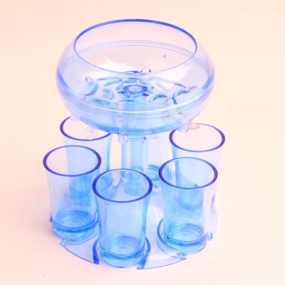 SARGE 6-Piece Wine and Liquor Dispenser Set with 6 Shot Glasses