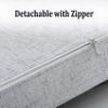 Custom-Size Headboard and Bed Gap Filler Pillow with Removable Cover view 3