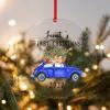 First Christmas Personalized Acrylic Ornament – Red Truck with Tree, 7.6 cm view 3