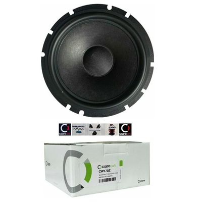 CIARE CW170Z 6.5-inch Woofer Kit, 60 W RMS, 120 W Max, 4 Ohm, 5 Stickers