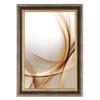FRAMO N46 Baroque Picture Frame DIN A5 (14.8 x 21 cm), Solid Wood, Bronze Gold view 2