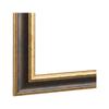 FRAMO N46 Baroque Picture Frame DIN A5 (14.8 x 21 cm), Solid Wood, Bronze Gold view 4