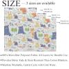 Fleece Throw Blanket for Couch, Lightweight, Plush, Fluffy, Cute Autumn Animal Pattern, Mesa De Trabajo 1 view 4