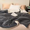 Cozy Sherpa Throw Blanket, Soft Warm Microfiber Fleece, Style G, 180 x 200 cm view 1