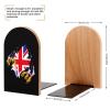 Claw Grunge England Flag Wooden Bookends view 2