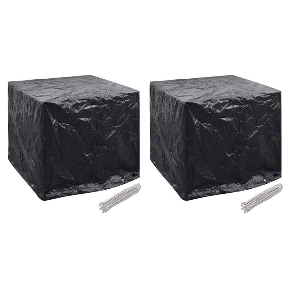 Tidyard Water Tank Covers, 2 pcs., 8 Grommets, 116 x 100 x 120 cm