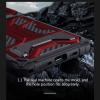 KVIBEO Phone Case for iPhone 14/14 Pro/14 Pro Max/14 Plus, Premium Shockproof Case with Sliding Camera Lens Cover and Stand Function, Red, 14 Pro Max 6.7-inch view 4