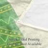 Yellow Ribbed Fleece Throw Blanket, Christmas Tree-01 view 3