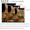 The Gold Bengal Cat Fleece Throw Blanket for Couch, Lightweight, Plush view 4
