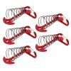 Alomejor 5-Piece Fishbone Tent Pegs for Deck Boards, Red view 1