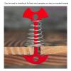 Alomejor 5-Piece Fishbone Tent Pegs for Deck Boards, Red view 3