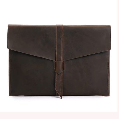 Tbkoly Stationery Bag, Document Holder, File Organizer, PU Leather Document Case, Clipboard (1 Pc, Color: C)