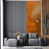 Self-Adhesive Wallpaper Wall Mural, Metal Rust Orange Vintage Industrial, 120 x 240 cm view 2