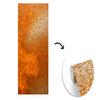 Self-Adhesive Wallpaper Wall Mural, Metal Rust Orange Vintage Industrial, 120 x 240 cm view 3