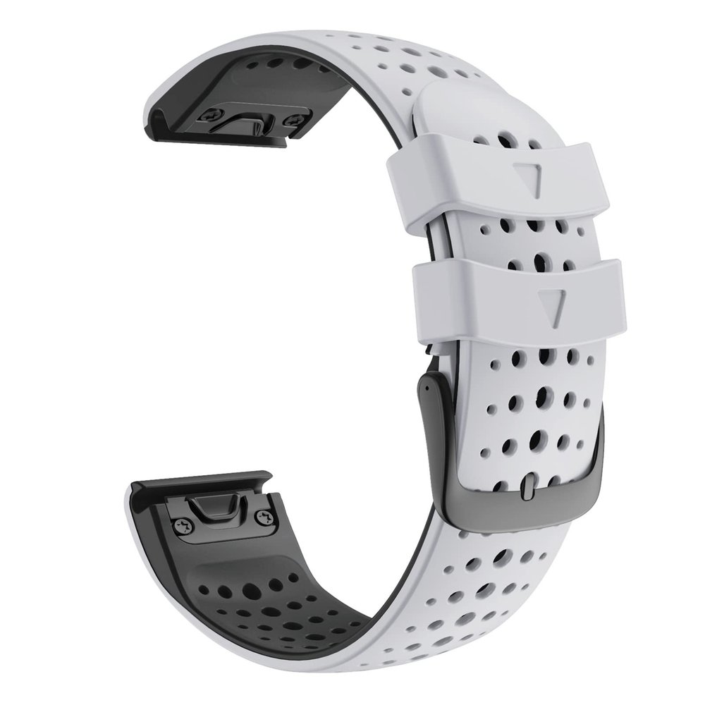 TONECY 26/22 mm Silicone Watch Band for Garmin Fenix 3 HR/D2, Quick-Release