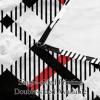 Fleece Throw Blanket, Black, White, Gray and Red Plaid view 4