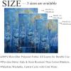 Blue Wolf Full Moon Fleece Throw Blanket view 4