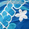 Songkran Festival Water Blue Fleece Throw Blanket for Couch view 2