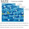 Songkran Festival Water Blue Fleece Throw Blanket for Couch view 4