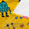 Yellow Robot Fleece Throw Blanket for Couch, Lightweight, Plush and Fluffy view 3
