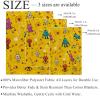 Yellow Robot Fleece Throw Blanket for Couch, Lightweight, Plush and Fluffy view 4