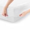 Fitted Sheet 100 x 200 cm, Waterproof Mattress Protector, Bamboo Terry, Diaper Day Blanket (White) view 1