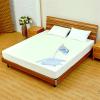 Fitted Sheet 100 x 200 cm, Waterproof Mattress Protector, Bamboo Terry, Diaper Day Blanket (White) view 4