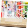 HONMEET 20 cm Transparent L-Shaped Plastic Shelf Dividers view 4