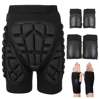 YILIN Hip Protection 3D-Padded Shorts, Breathable Protective Gear for Skiing, Skating and Snowboarding (Color: D2, Size: S)