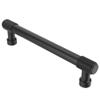 Alzassbg AL3017MB Cabinet Handles, Matte Black, 128 mm Center-to-Center, Gold-Colored, 10-Pack view 1