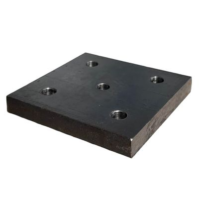 Perforated Steel Anchor Plate 180 x 180 x 10 mm (15 mm Center and Outer Holes)