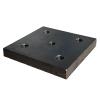 Perforated Steel Anchor Plate 180 x 180 x 10 mm (15 mm Center and Outer Holes) view 1
