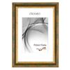 FRAMO N48 Baroque Picture Frame 32 x 68.5 cm, Solid Wood, Dark Brown/Gold view 1