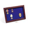 Leuchtturm 367505 Militaria Display Case, Mahogany view 1