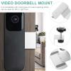 VILLFUL Stainless Steel and Aluminum Video Doorbell Holder, Theft-Resistant with Security Screws, Compatible with Blink Video Doorbells, for Indoor and Outdoor Doors, Left or Right view 4