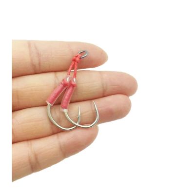 10-Piece Fishing Quick Knot Tool Set with Double Barbed Hooks