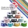 1 Yard 10-Color Claw Rhinestone Chain, SS6 2 mm Crystal Tassel DIY Trim view 2