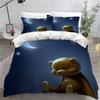 VASENA 3D Cartoon Bear Bedding Set, 220 x 240 cm, 3-Piece Microfiber Duvet Cover Set view 2