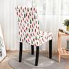 DOTBUY-SHOP 3D Christmas Print Chair Covers, Set of 6, White view 2