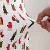 DOTBUY-SHOP 3D Christmas Print Chair Covers, Set of 6, White view 4