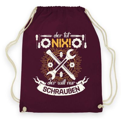 wowshirt Drawstring Gym Bag “He Doesn’t Do Anything, He Just Wants to Screw”