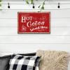 Vintage “Hot Cocoa Served Here” Wooden Pallet Sign, 20.3 x 30.5 cm view 3