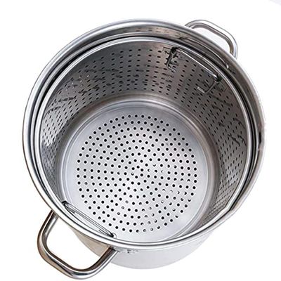 AIZYR 50 L / 45 Qt Stainless Steel Stockpot with Lid and Basket