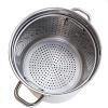 AIZYR 50 L / 45 Qt Stainless Steel Stockpot with Lid and Basket view 1
