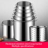 AIZYR 50 L / 45 Qt Stainless Steel Stockpot with Lid and Basket view 4