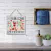 Rustic Wooden “Christmas Welcome Home for the Holiday Hot Cocoa” Wall Sign view 2
