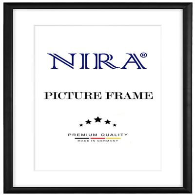NiRa Narrow Solid Wood Picture Frame 40 x 57 cm, Matte Black | Customizable Color and Size | HD073
