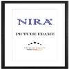NiRa Narrow Solid Wood Picture Frame 40 x 57 cm, Matte Black | Customizable Color and Size | HD073 view 1