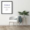 NiRa Narrow Solid Wood Picture Frame 40 x 57 cm, Matte Black | Customizable Color and Size | HD073 view 3